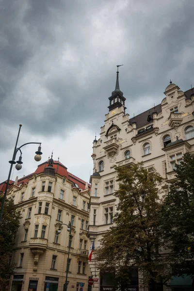 Prachtige Straten Architectuur Van Herfst Praag — Stockfoto