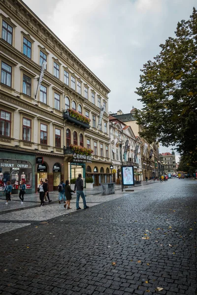 Praga República Checa Septiembre Hermosas Calles Arquitectura Otoño Praga — Foto de Stock