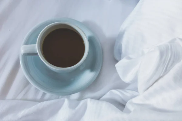 Coffee Bed Background — Stock Photo, Image