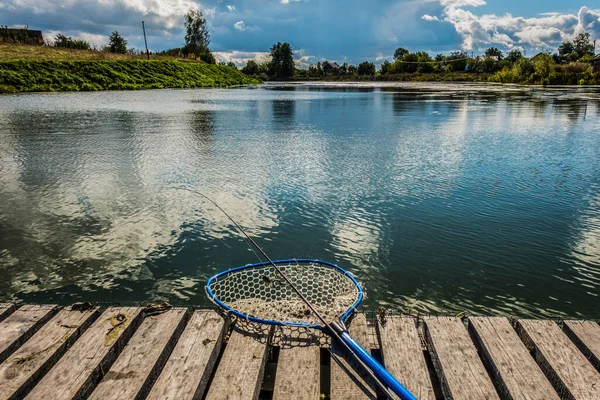 Boa Pesca Captura Fundo — Fotografia de Stock