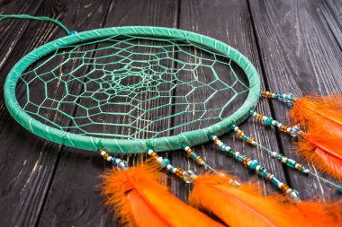 Ahşap sanat arka planında düş kapanı