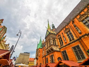 Antik Avrupa şehrinin sokakları ve meydanları