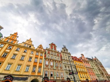 Antik Avrupa şehrinin sokakları ve meydanları