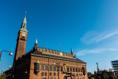 Kopenhag, Danimarka - 23 Temmuz 2019 Kopenhag Şehri, Danimarka, İskandinavya. Güzel bir yaz günü