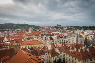 Prag, Çek Cumhuriyeti - 21 Eylül, Prag 'ın güzel sokakları ve mimarisi