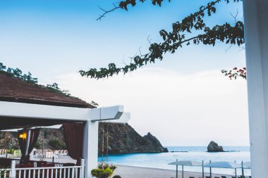 Güzel deniz resort sokakları