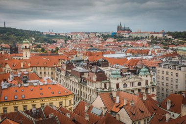 Prag, Çek Cumhuriyeti - 21 Eylül, Prag 'ın güzel sokakları ve mimarisi