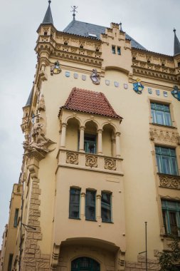 Prag, Çek Cumhuriyeti - 21 Eylül, Prag 'ın güzel sokakları ve mimarisi