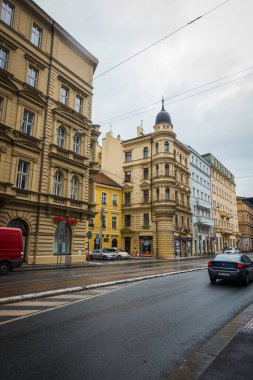 Prag, Çek Cumhuriyeti - 21 Eylül, Prag 'ın güzel sokakları ve mimarisi