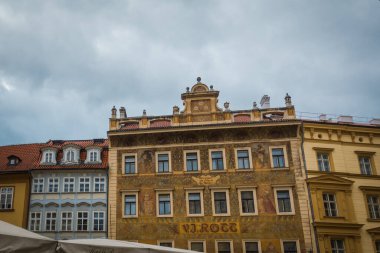 Prag, Çek Cumhuriyeti - 21 Eylül, Prag 'ın güzel sokakları ve mimarisi