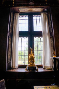 Kopenhag, Danimarka - 24 Temmuz - 24 Temmuz 2019 'da Danimarka' nın başkenti Kopenhag 'da Kral IV. Christian tarafından inşa edilen Rosenborg Kalesi