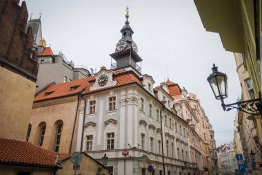Prag, Çek Cumhuriyeti - 21 Eylül, Prag 'ın güzel sokakları ve mimarisi