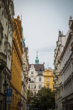Prag, Çek Cumhuriyeti - 21 Eylül, Prag 'ın güzel sokakları ve mimarisi