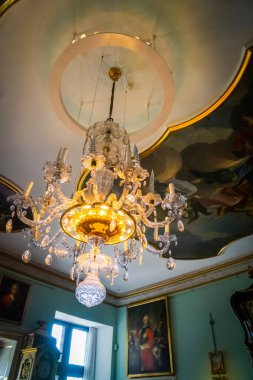 Kopenhag, Danimarka - 24 Temmuz - 24 Temmuz 2019 'da Danimarka' nın başkenti Kopenhag 'da Kral IV. Christian tarafından inşa edilen Rosenborg Kalesi