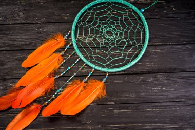 Ahşap sanat arka planında düş kapanı