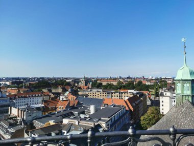 Kopenhag, Danimarka - 23 Temmuz 2019 Büyük Danimarka, Kopenhag ve Deniz