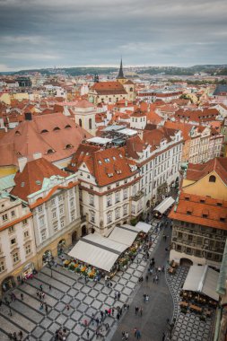 Prag, Çek Cumhuriyeti - 21 Eylül, Prag 'ın güzel sokakları ve mimarisi