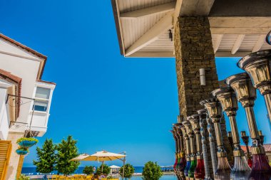 Güzel deniz resort sokakları