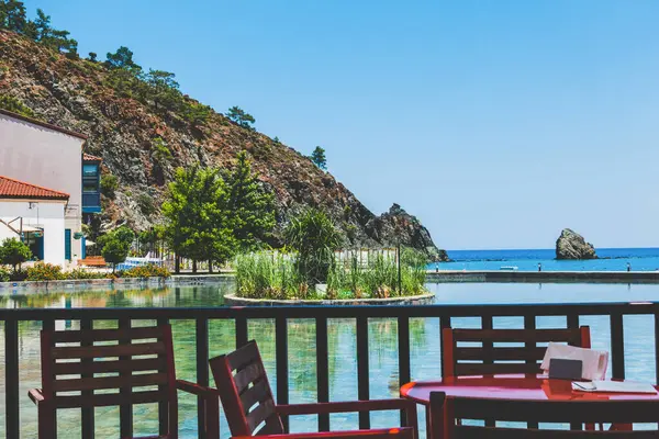 Güzel Deniz Resort Yaz Tatili — Stok fotoğraf