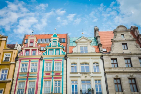 Wrocaw, Polonya - 15 Haziran 2019. Wroclaw 'ın güzel, resimsi merkezi