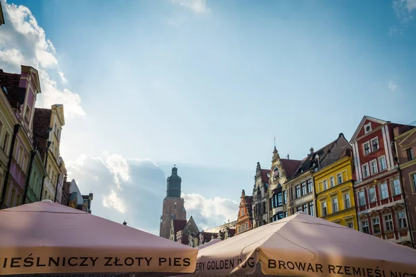 Wrocław Polska Czerwca 2019 Wspaniała Architektura Wrocławskie Kościoły — Zdjęcie stockowe