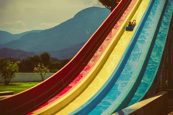 Dia Rijden Van Water Het Waterpark — Stockfoto