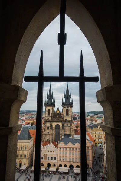 Magnífica Arquitetura Praga Medieval Uma Viagem Europa — Fotografia de Stock