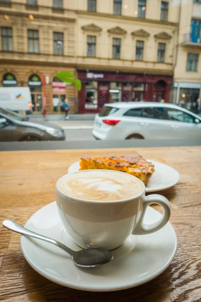 Petit Déjeuner Raffiné Prague Café Gâteau — Photo