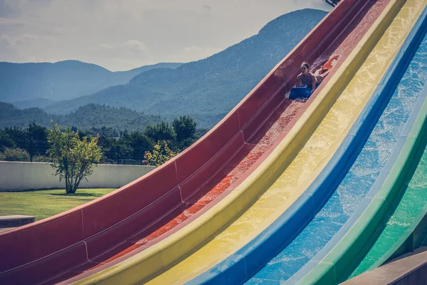 Rider Vatten Glider Äventyrsbadet — Stockfoto