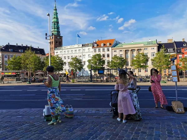 โคเปนเฮเกน เดนมาร กรกฎาคม 2019 โคเปนเฮเกนฤด อนพ นหล งการเด นทางสถาป ตยกรรมท — ภาพถ่ายสต็อก