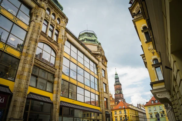 Breslau Polen Juni 2019 Breslau Häuser Und Straßen Der Stadt — Stockfoto