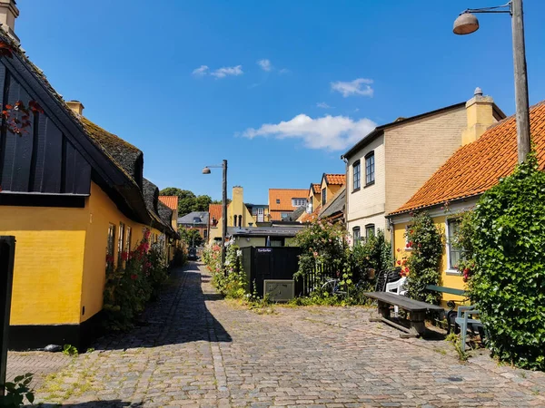 Vacker Havsby Danmark — Stockfoto