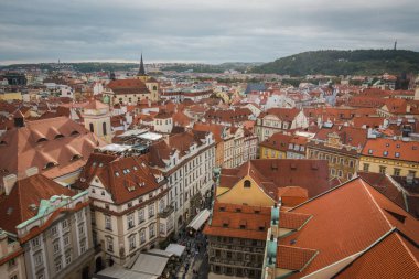 Prag, Çek Cumhuriyeti - 21 Eylül, Prag 'ın güzel sokakları ve mimarisi