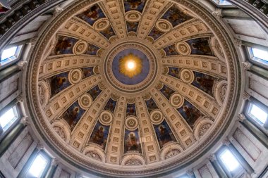 Kopenhag, Danimarka - 18 Temmuz 2019. Güzel Kopenhag mimarisi, Kopenhag 'da seyahat