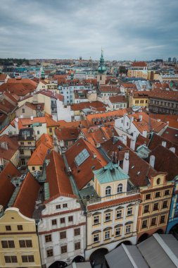 Prag, Çek Cumhuriyeti - 21 Eylül, Prag 'ın güzel sokakları ve mimarisi