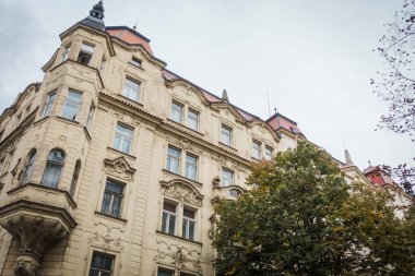 Prag, Çek Cumhuriyeti - 21 Eylül, Prag 'ın güzel sokakları ve mimarisi