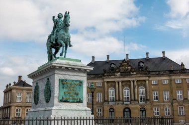 Kopenhag, Danimarka - 18 Temmuz 2019. Güzel Kopenhag mimarisi, Kopenhag 'da seyahat