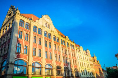 Wroclaw 'ın muhteşem, güzel sokakları