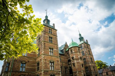Kopenhag 'daki Güzel Rosenborg Kalesi