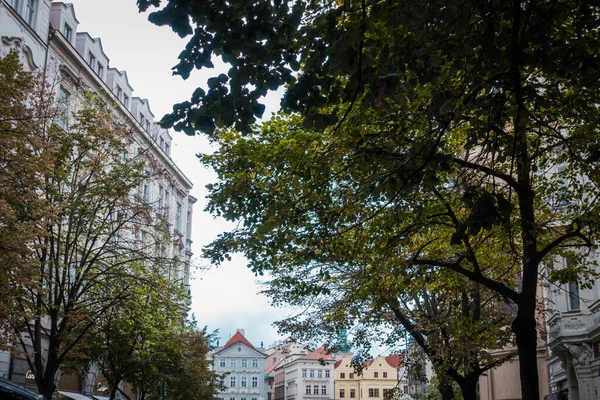 Прага Чехия Сентября 2019 Года Красивые Улицы Архитектура Осени Праги — стоковое фото