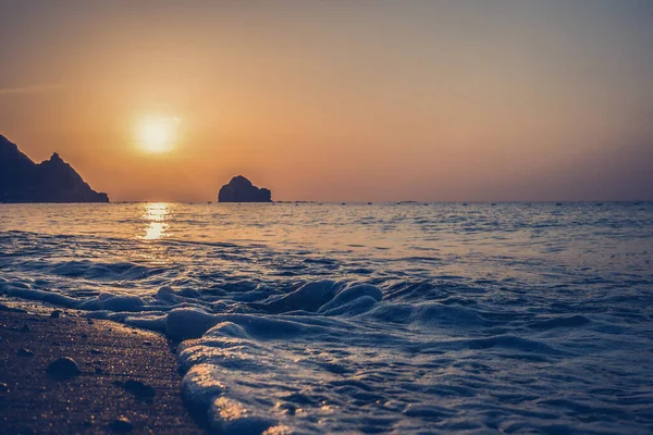 Чудовий Схід Сонця Морі — стокове фото