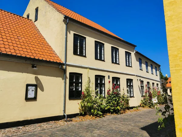 Gyönyörű Tengeri Falu Dániában — Stock Fotó