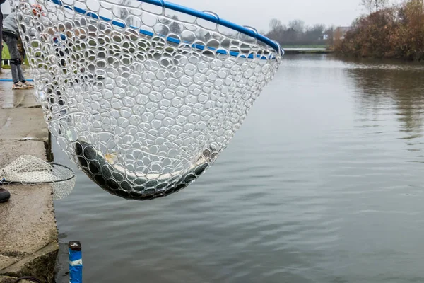 Риболовля Форелями Озері Спортивне Риболовля Активний Відпочинок — стокове фото
