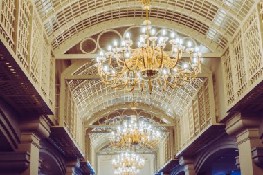 Salonun içi çok güzel.