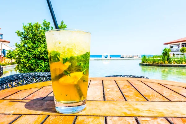 Cocktail Bar Sul Mare Viaggiare Sfondo Esterno — Foto Stock