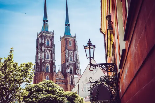Belles Églises Wroclaw Attractions Voyages Europe — Photo
