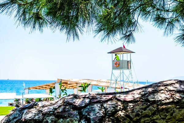壮大な海辺のリゾート風景旅行屋外の背景 — ストック写真