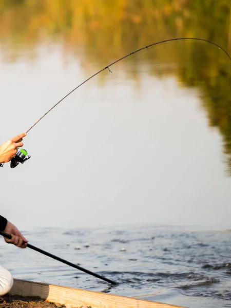 Forellenfischen Hintergrund Reise Hintergrund — Stockfoto