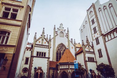 Güz Prag 'ın güzel sokakları ve mimarisi