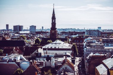 Kopenhag Şehri, Danimarka, İskandinavya. Güzel bir yaz günü